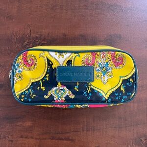 Steve Madden Travel Makeup Jewelry Bag Paisley